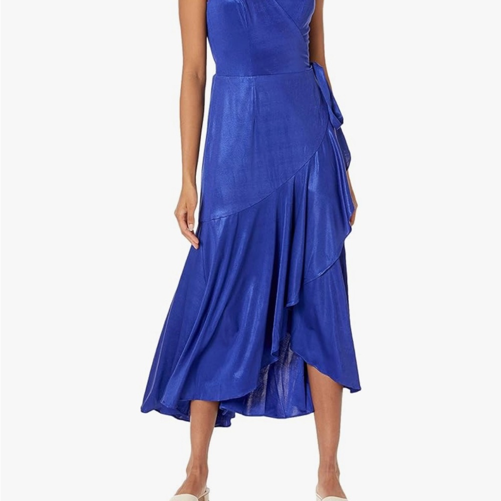 Dress the population wrap dress